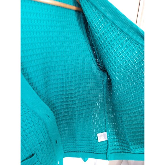 Talbots Kate Cardigan Size L Lapis - Picture 6 of 10